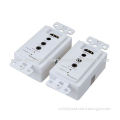 50M Single Cat5e/6 HDMI Wall Plate Extenders with Bi-direction IR, Support CEC Pass-through